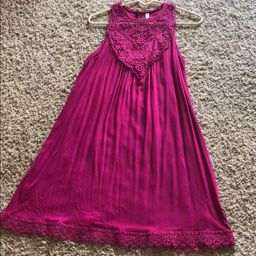 Dark Pink Lace Dress from Target